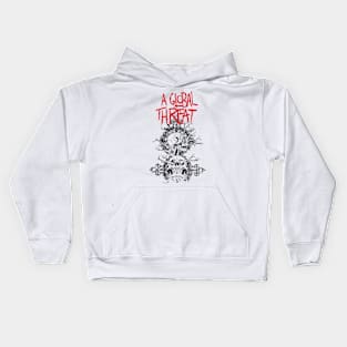 A global threat Where the Sun Never Sets Kids Hoodie